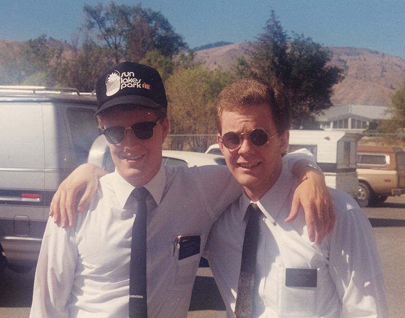 Elder Brian Udall and Elder Bill Shunn of No Parking Zone